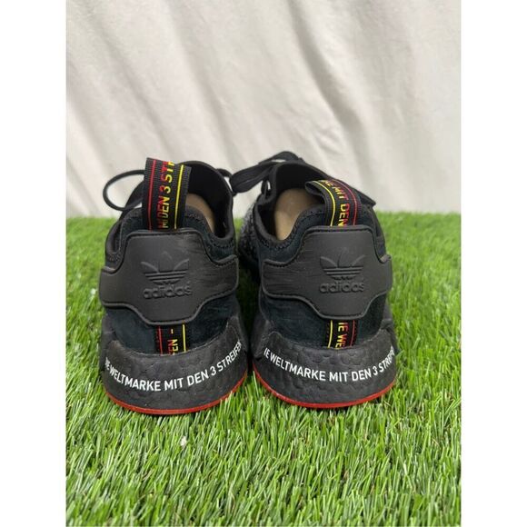 Adidas NMD R1 Mens Size 11.5 EG6363 Black Red Sneakers - Picture 3 of 7